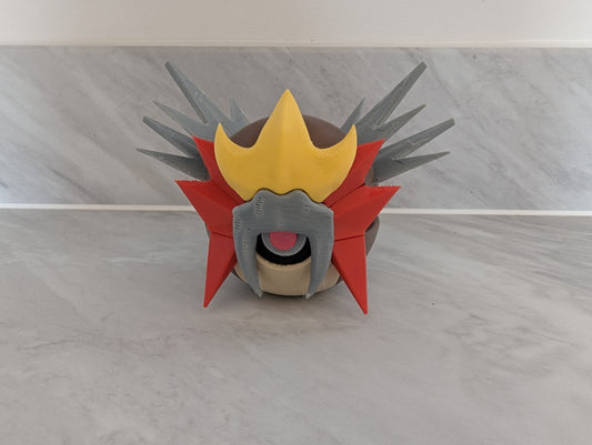 Entei inspired Pokemon Pokeball.