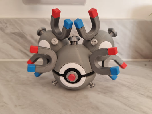 Magneton inspired Pokemon Pokeball.