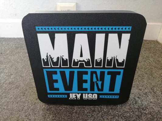 JEY USO main event lightbox: 3D Printed Lightbox with white LED and touch sensor switch