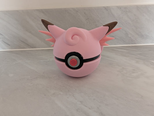 Clefable inspired Pokemon Pokeball.