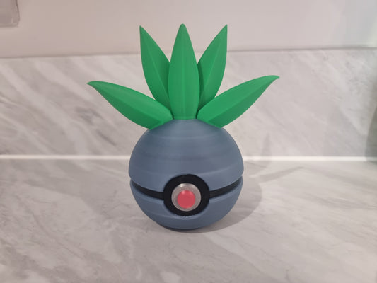 Oddish Inspired Pokemon Pokeball.