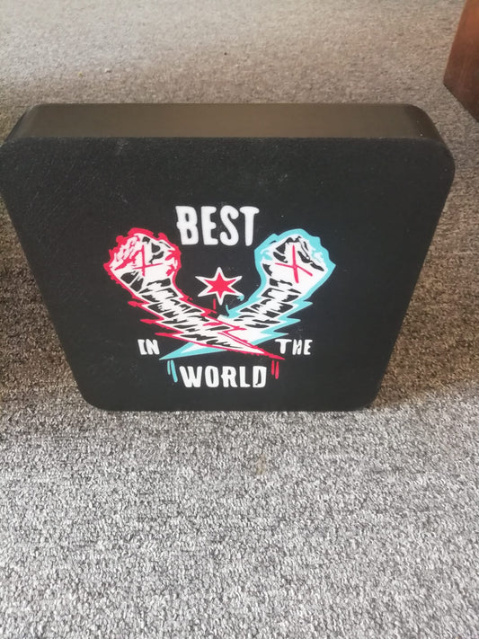CM punk, Best in the world Lightbox : 3D Printed Lightbox with white LED and touch sensor switch