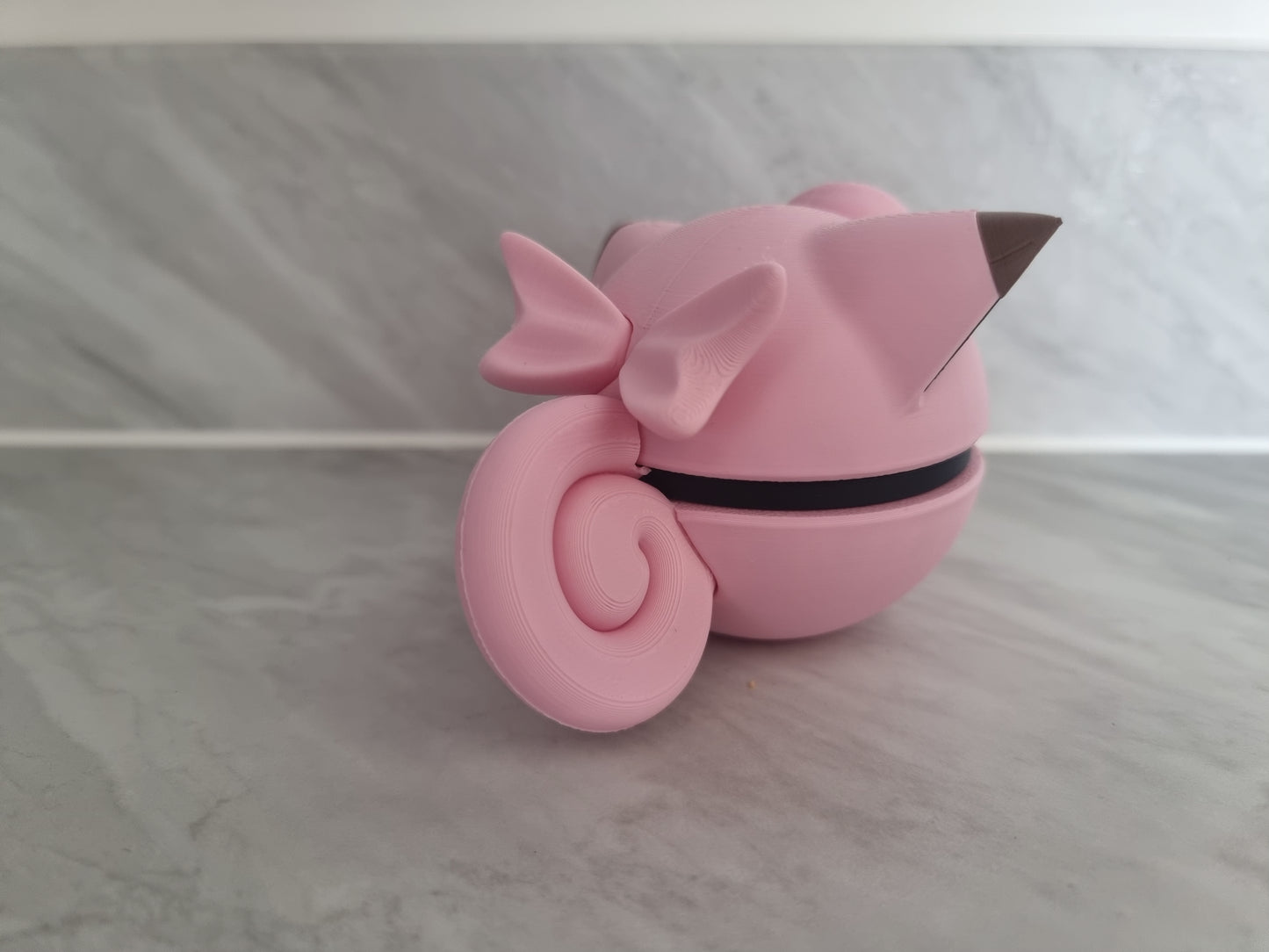 Clefairy Inspired Pokemon Pokeball.