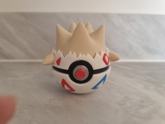 Togepi Inspired Pokemon Pokeball.