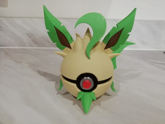 Leafeon Inspired Pokemon Pokeball.